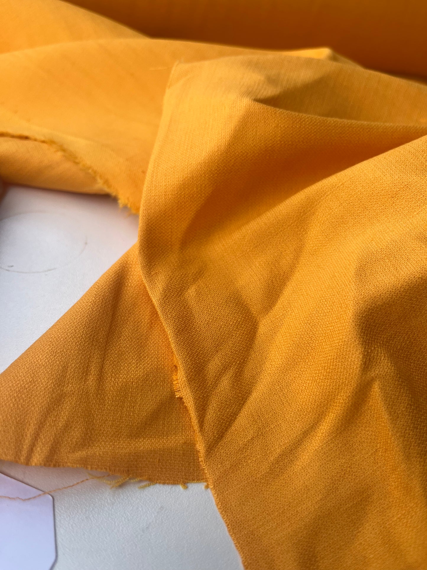 MARA MANIA 033 linen cotton stretch soft orange