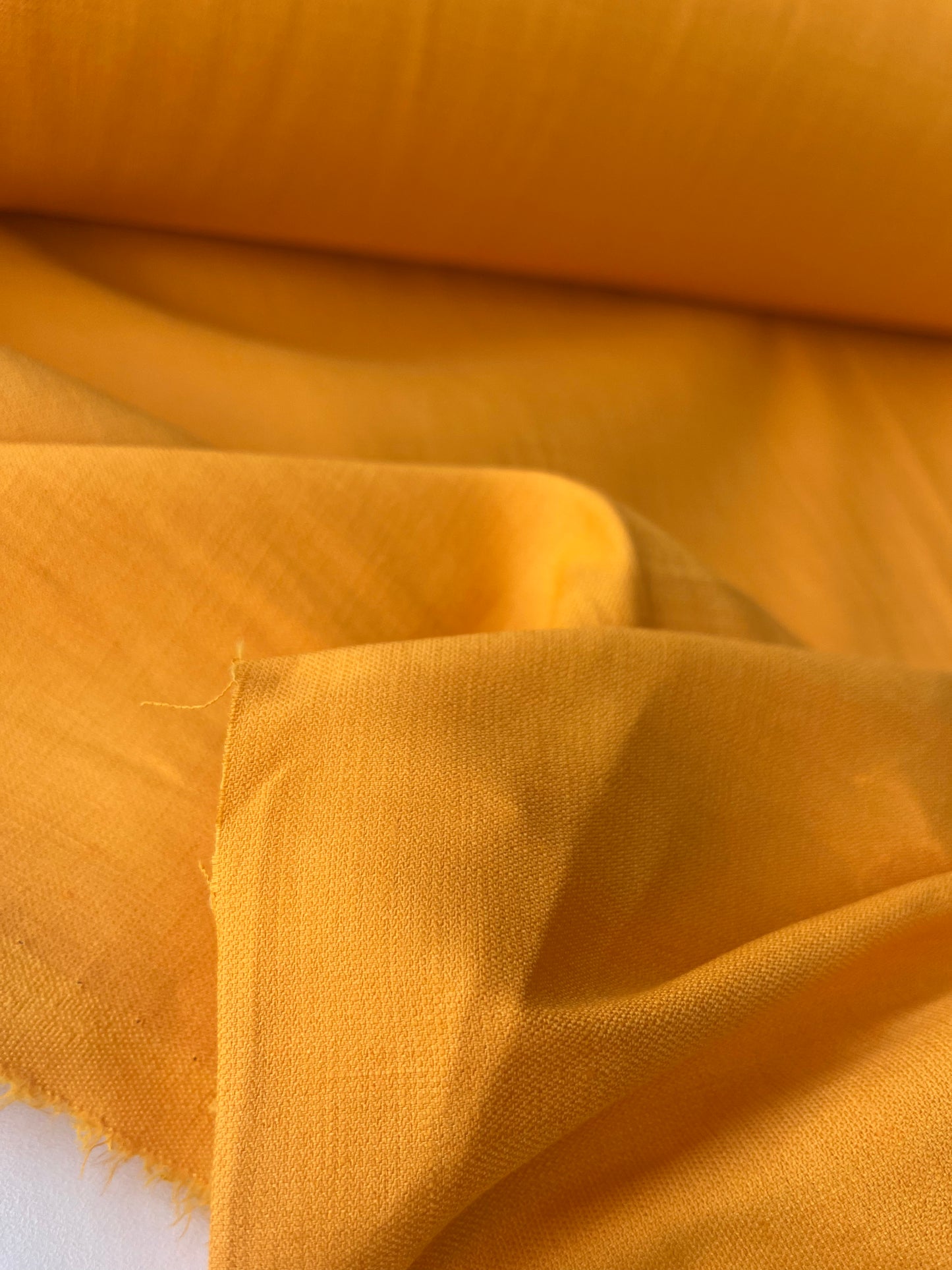 MARA MANIA 033 linen cotton stretch soft orange