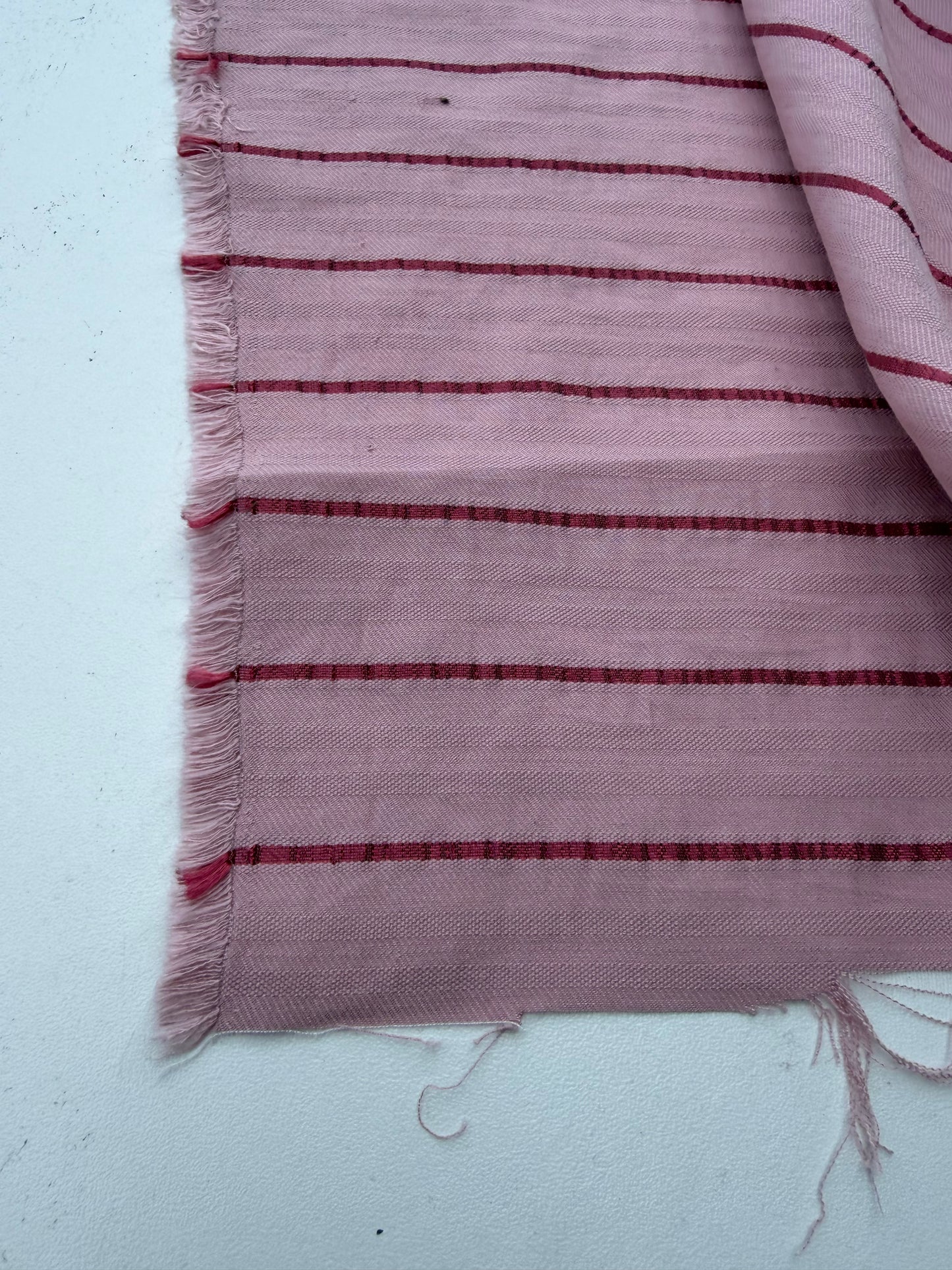 NED 025 soft pink striped cotton