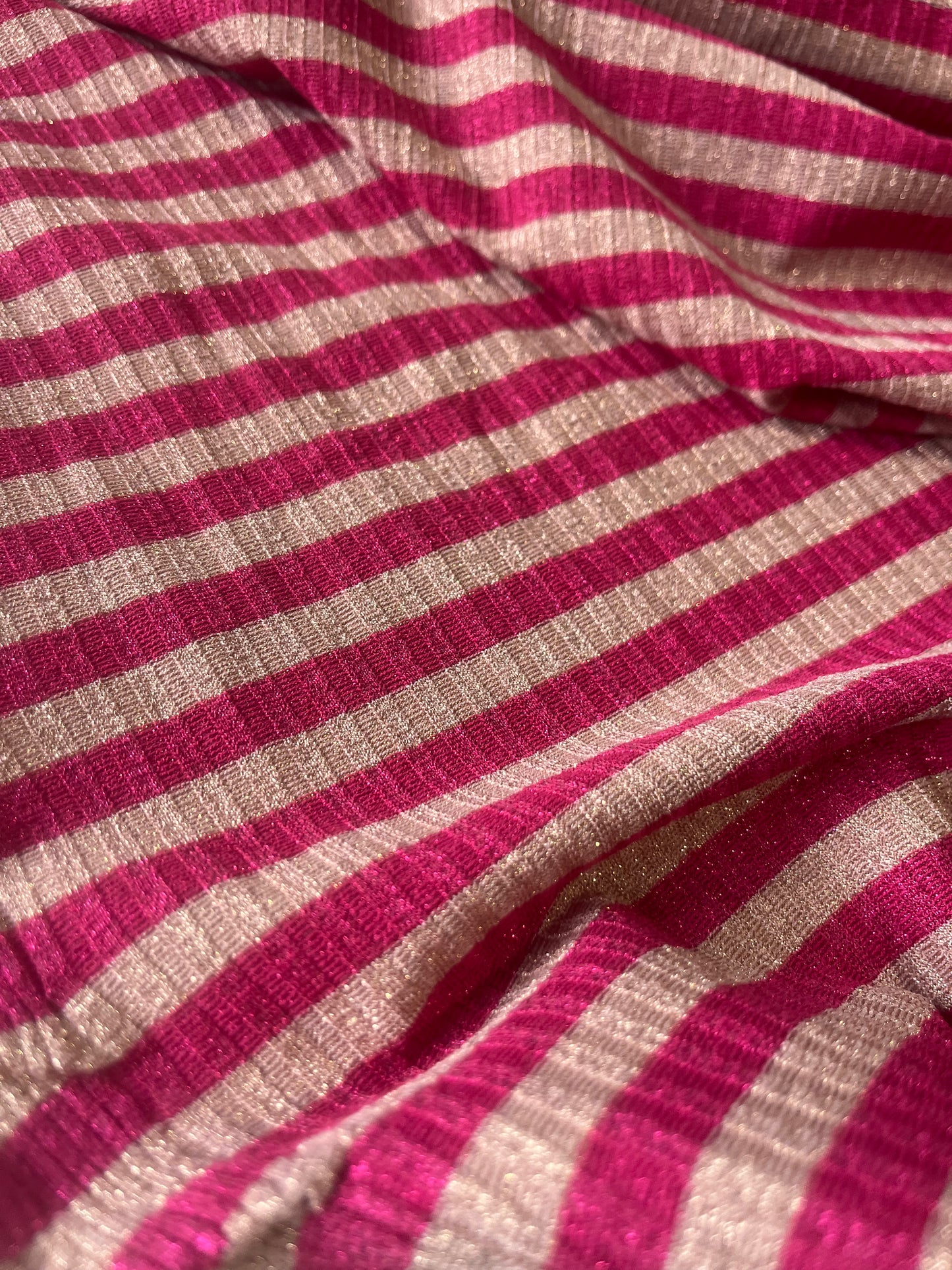 ROSALIA 050 jersey rib stripe 2/1 with lurex