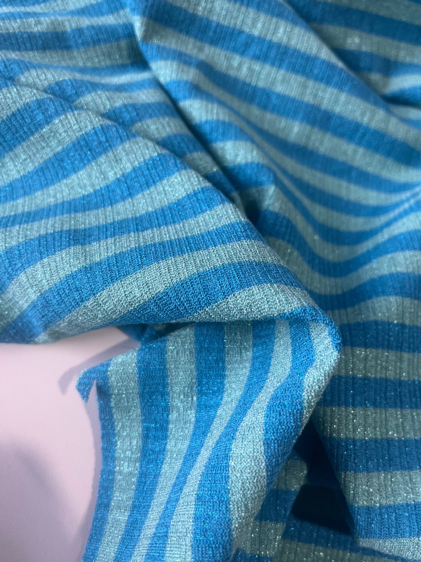 ROSALIA 051 jersey rib stripe 8/3 with lurex