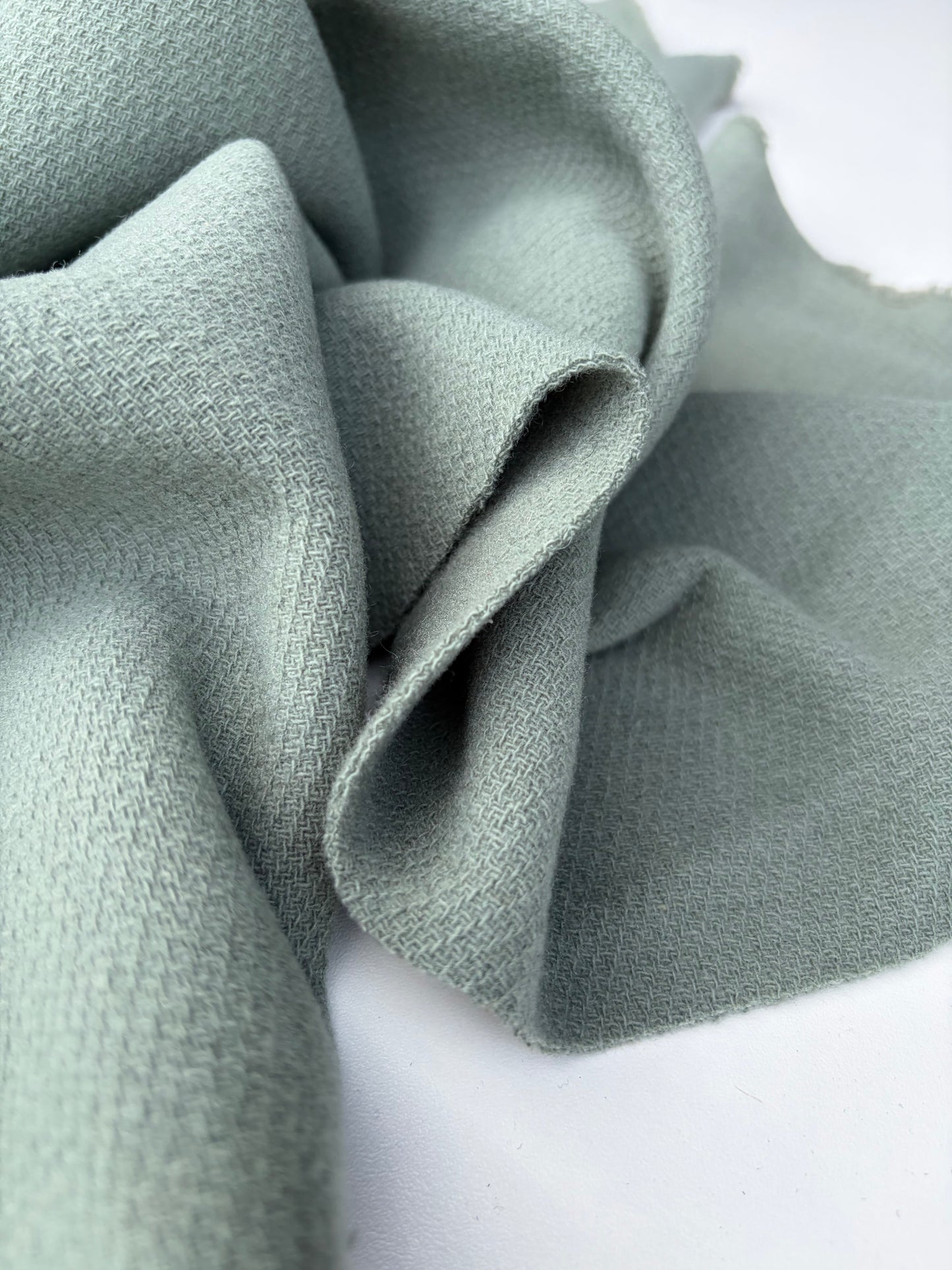 NED 027 sauge green wool double cloth