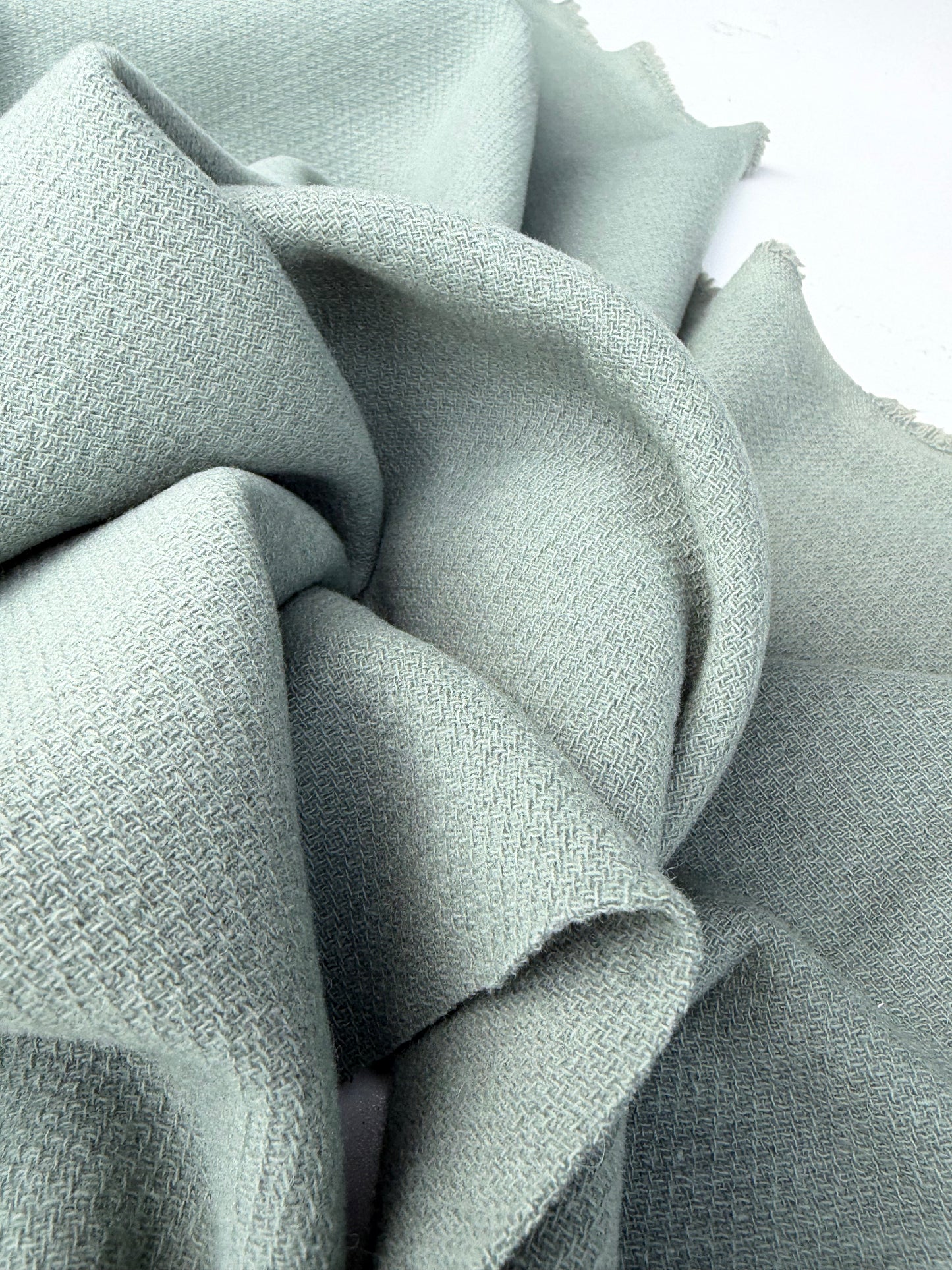 NED 027 sauge green wool double cloth