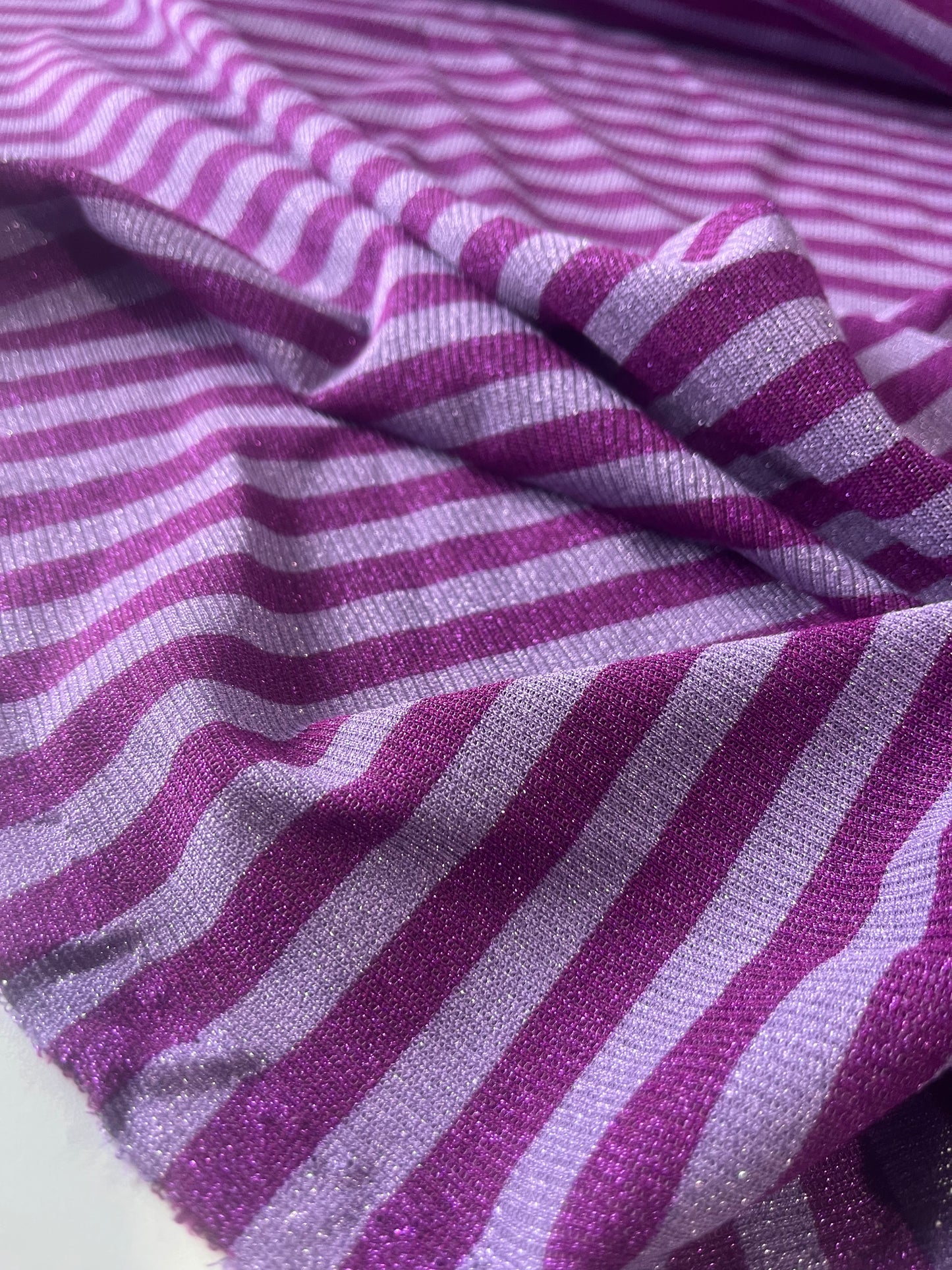 ROSALIA 052 jersey rib stripe 2/2 with lurex