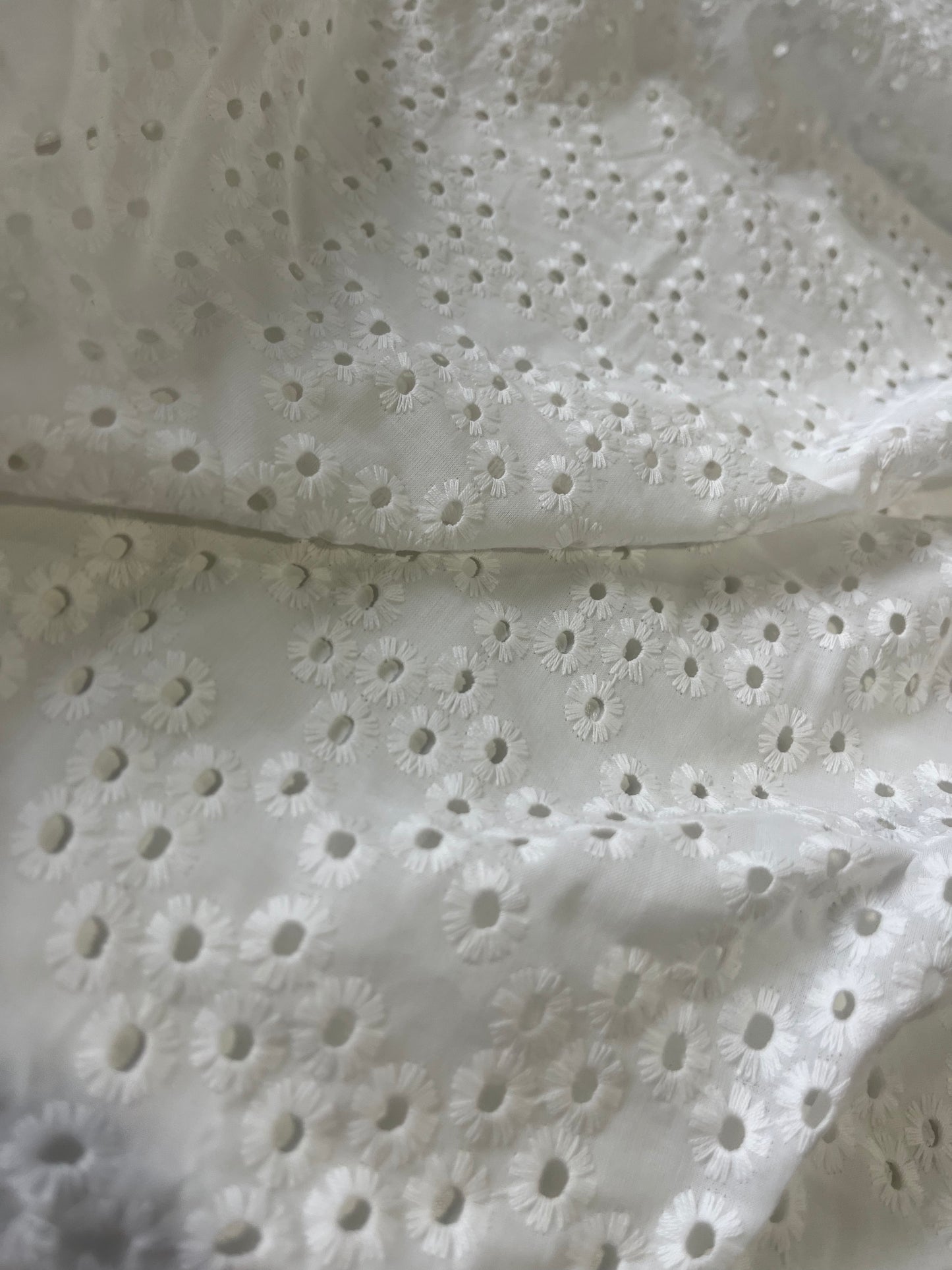 ROSALIA 057 cotton with embroidery white