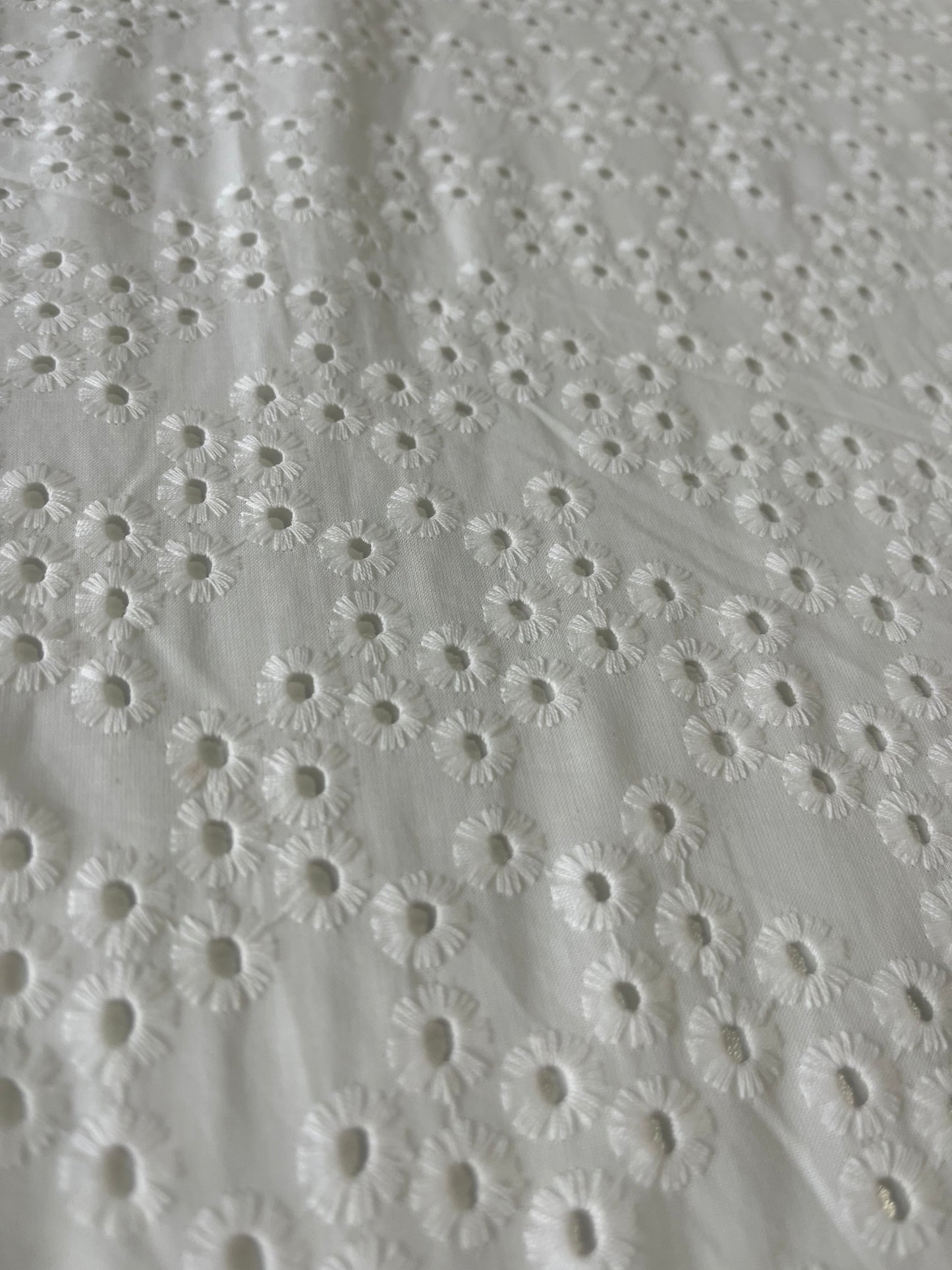 ROSALIA 057 cotton with embroidery white