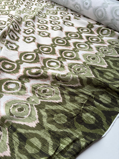 PC SMITHERS 002 khaky double border viscose animalier print