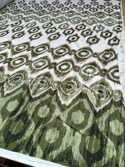 PC SMITHERS 002 khaky double border viscose animalier print