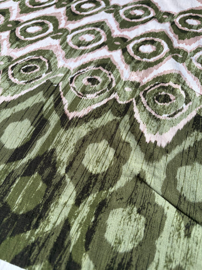 PC SMITHERS 002 khaky double border viscose animalier print