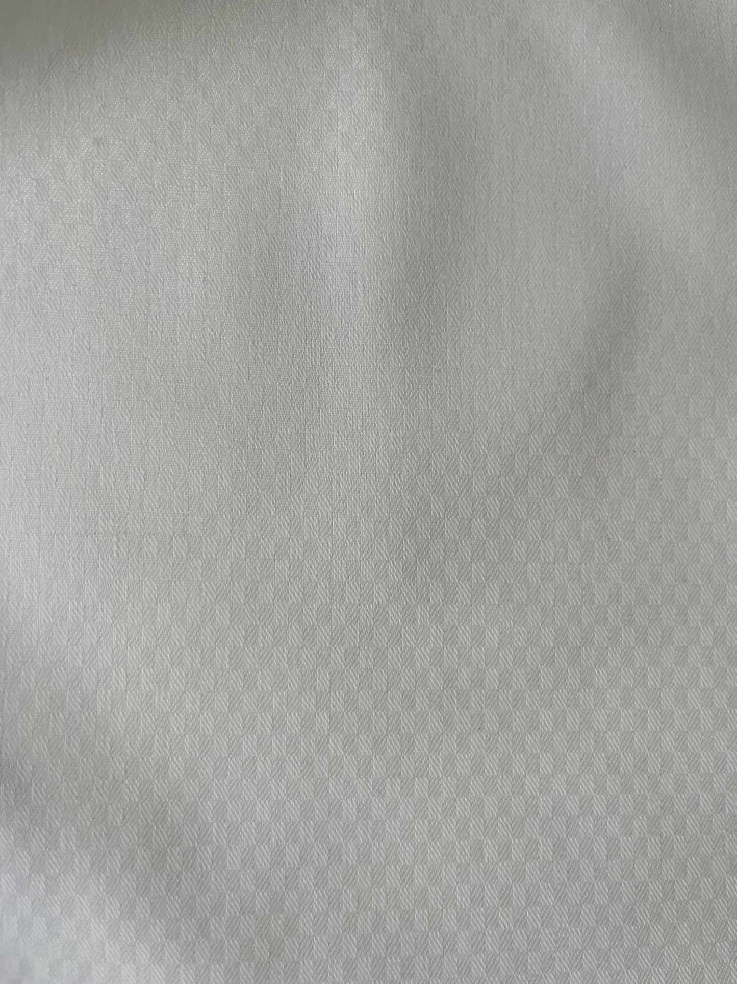 ROSALIA 058 cotton jacquard small damier white