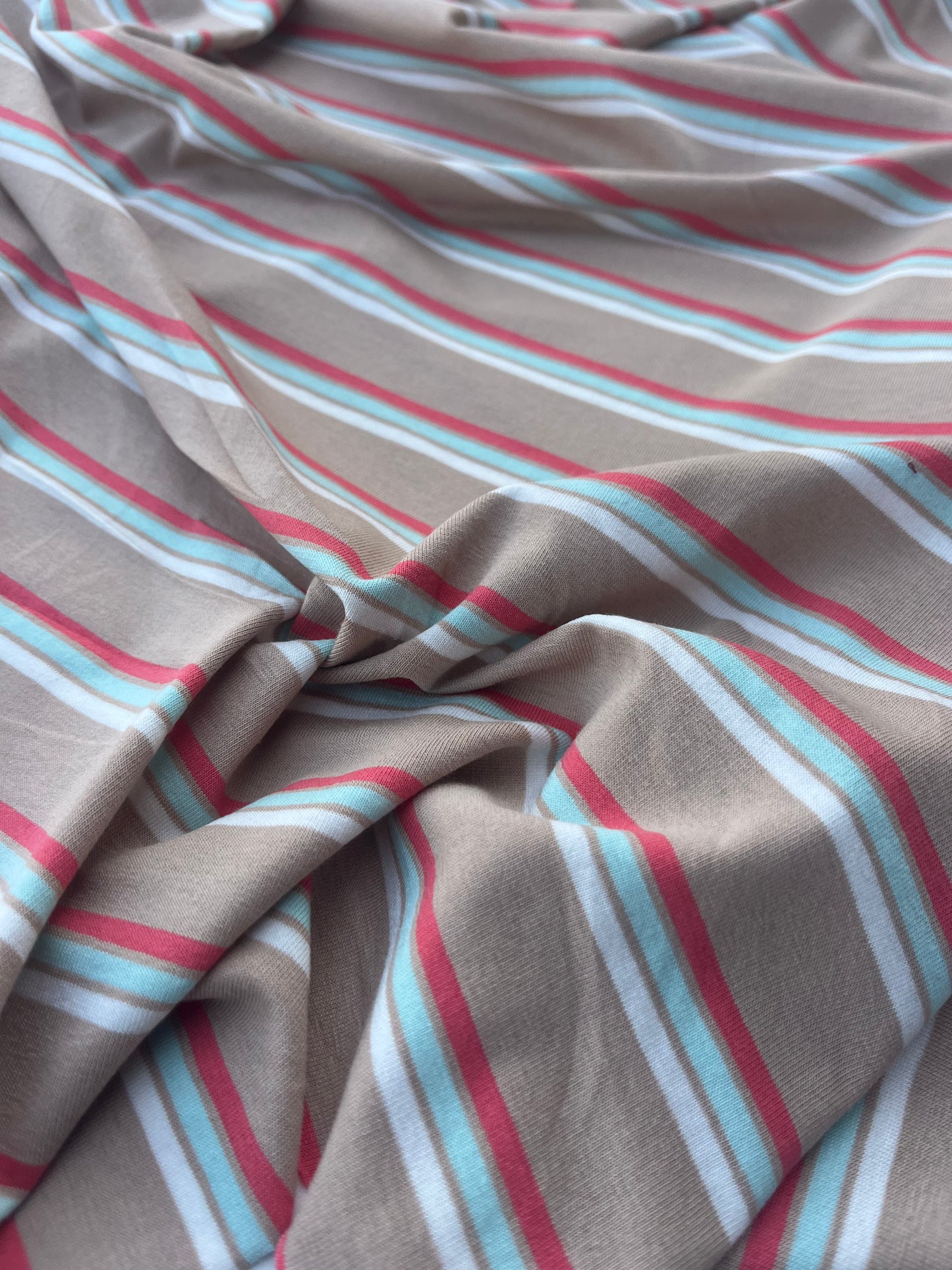 POLLY JANE 007 viscose jersey stripes