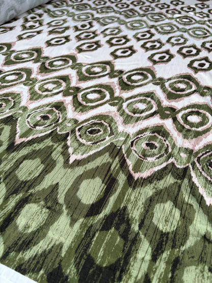 PC SMITHERS 002 khaky double border viscose animalier print