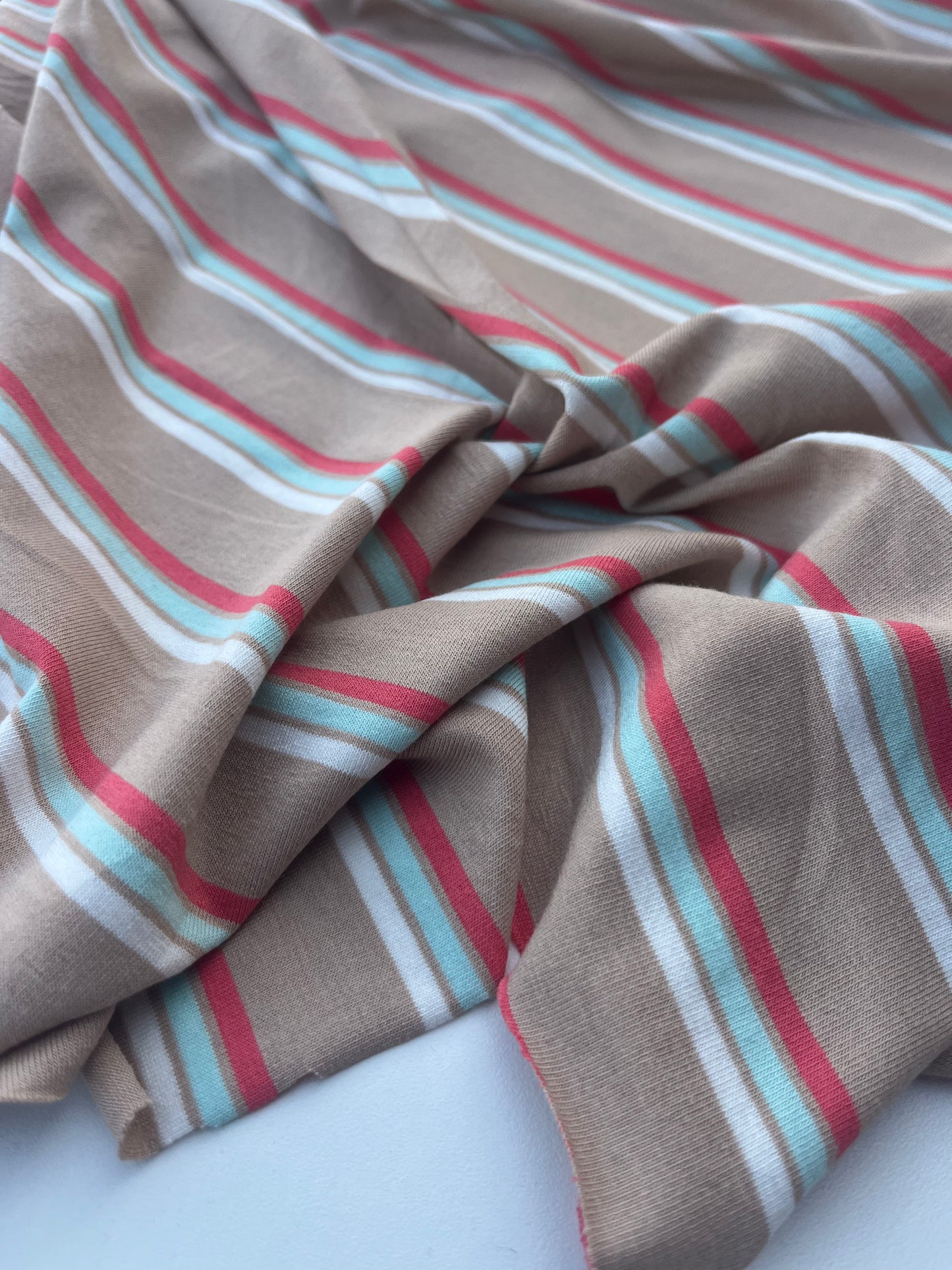 POLLY JANE 007 viscose jersey stripes