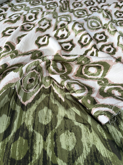 PC SMITHERS 002 khaky double border viscose animalier print