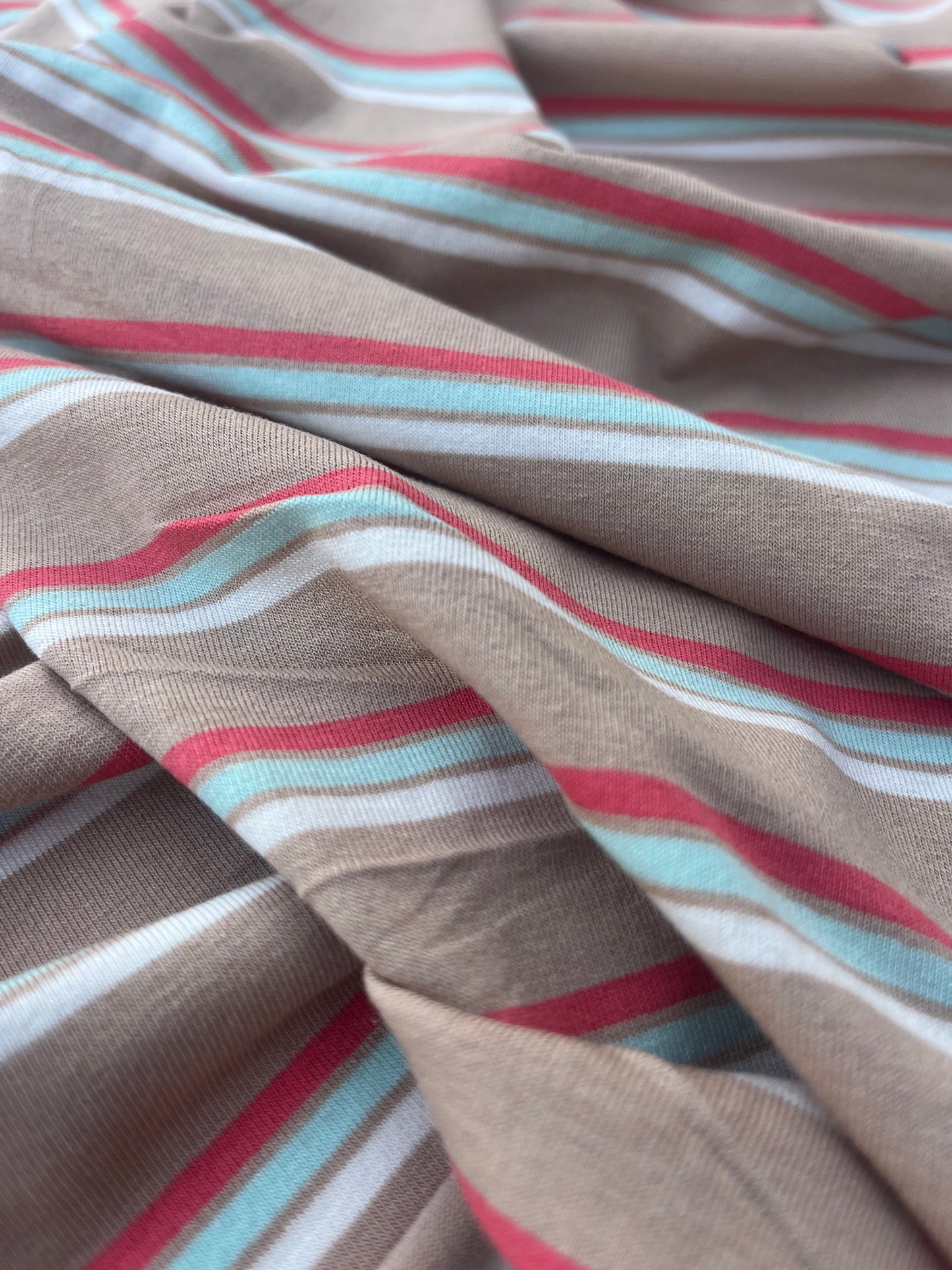 POLLY JANE 007 viscose jersey stripes