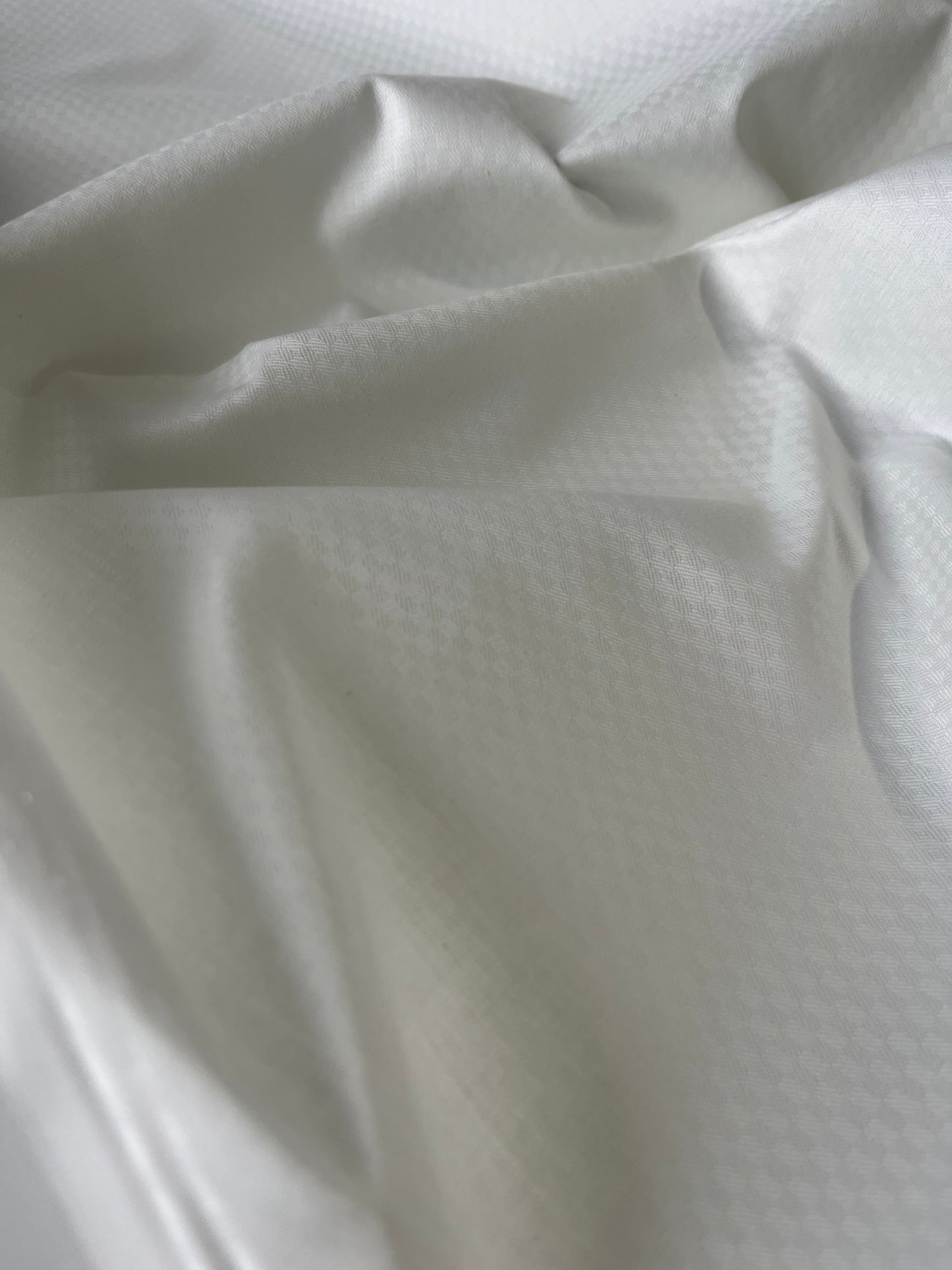 ROSALIA 058 cotton jacquard small damier white