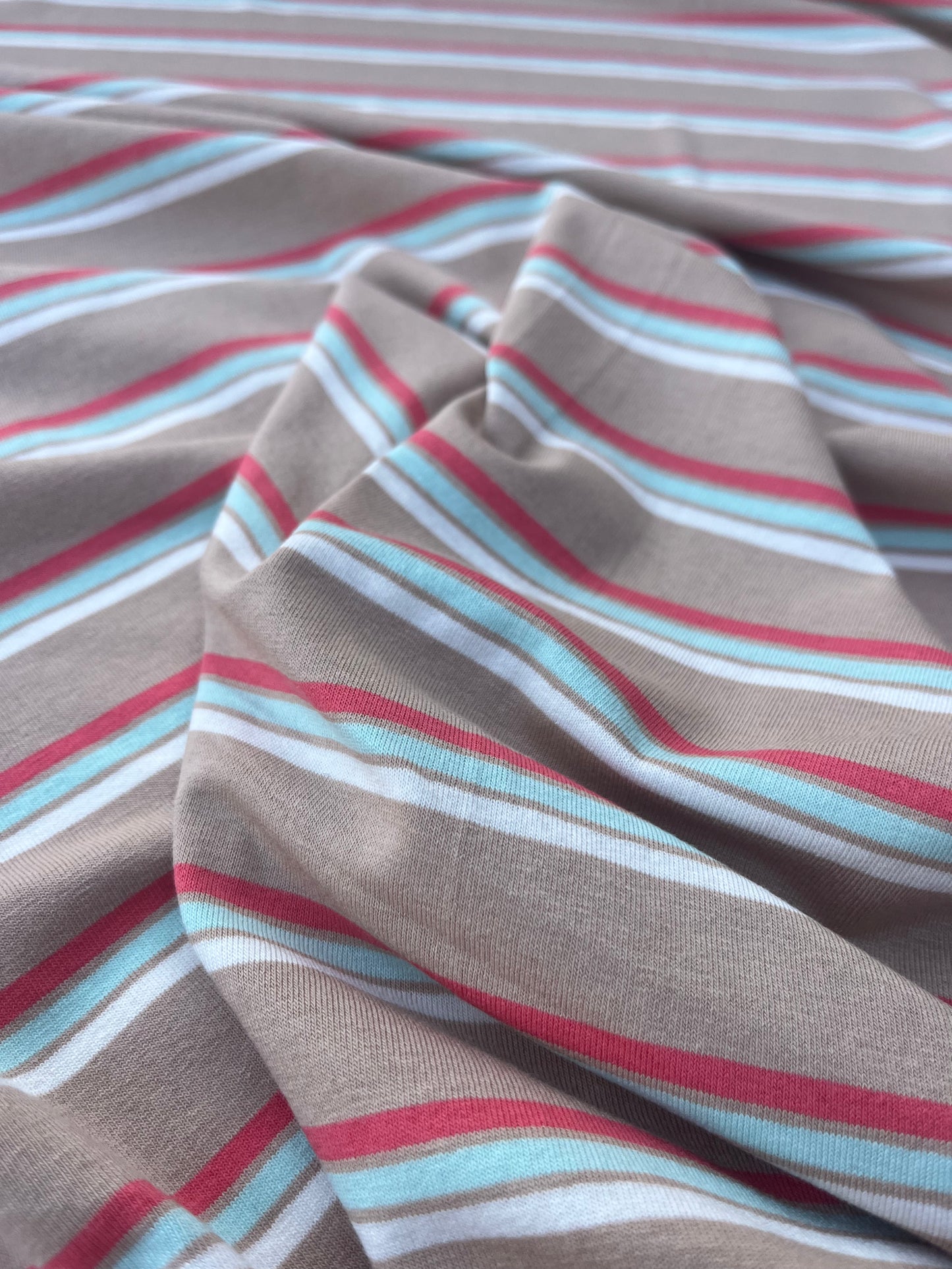 POLLY JANE 007 viscose jersey stripes