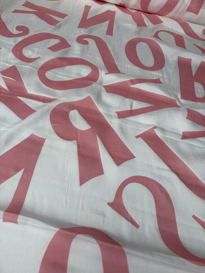 PC VINCE 008 viscose old pink letters