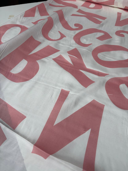 PC VINCE 008 viscose old pink letters