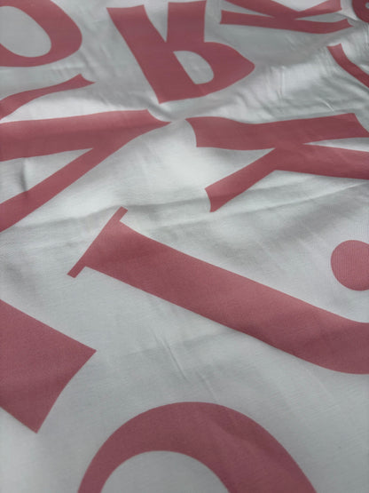 PC VINCE 008 viscose old pink letters