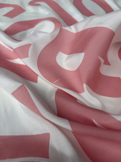 PC VINCE 008 viscose old pink letters