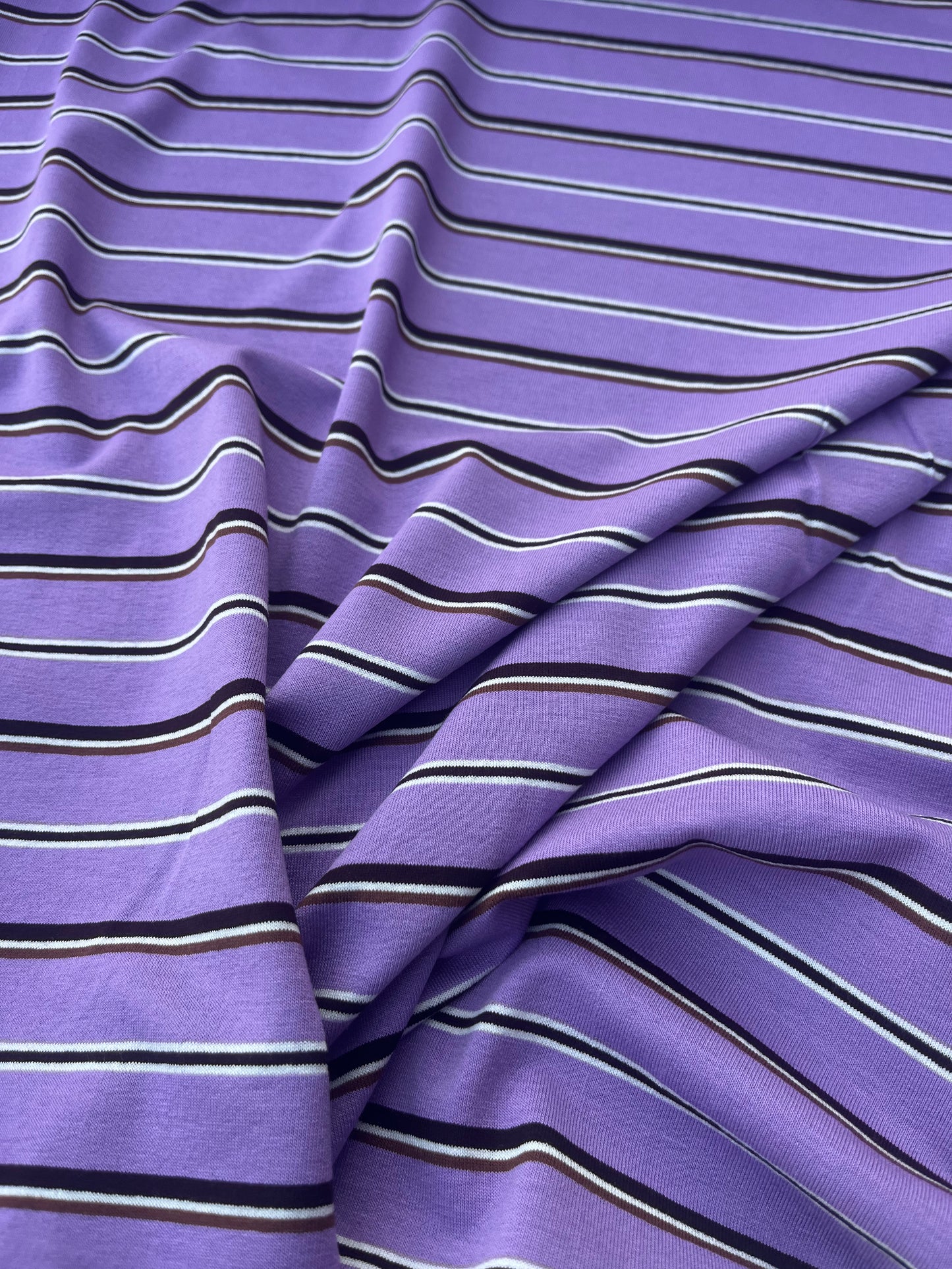 POLLY JANE 009 viscose jersey stripes