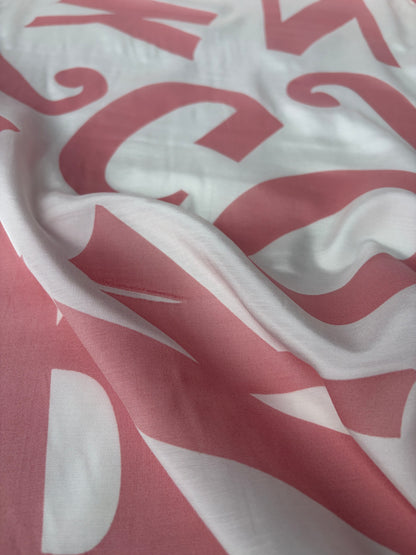 PC VINCE 008 viscose old pink letters