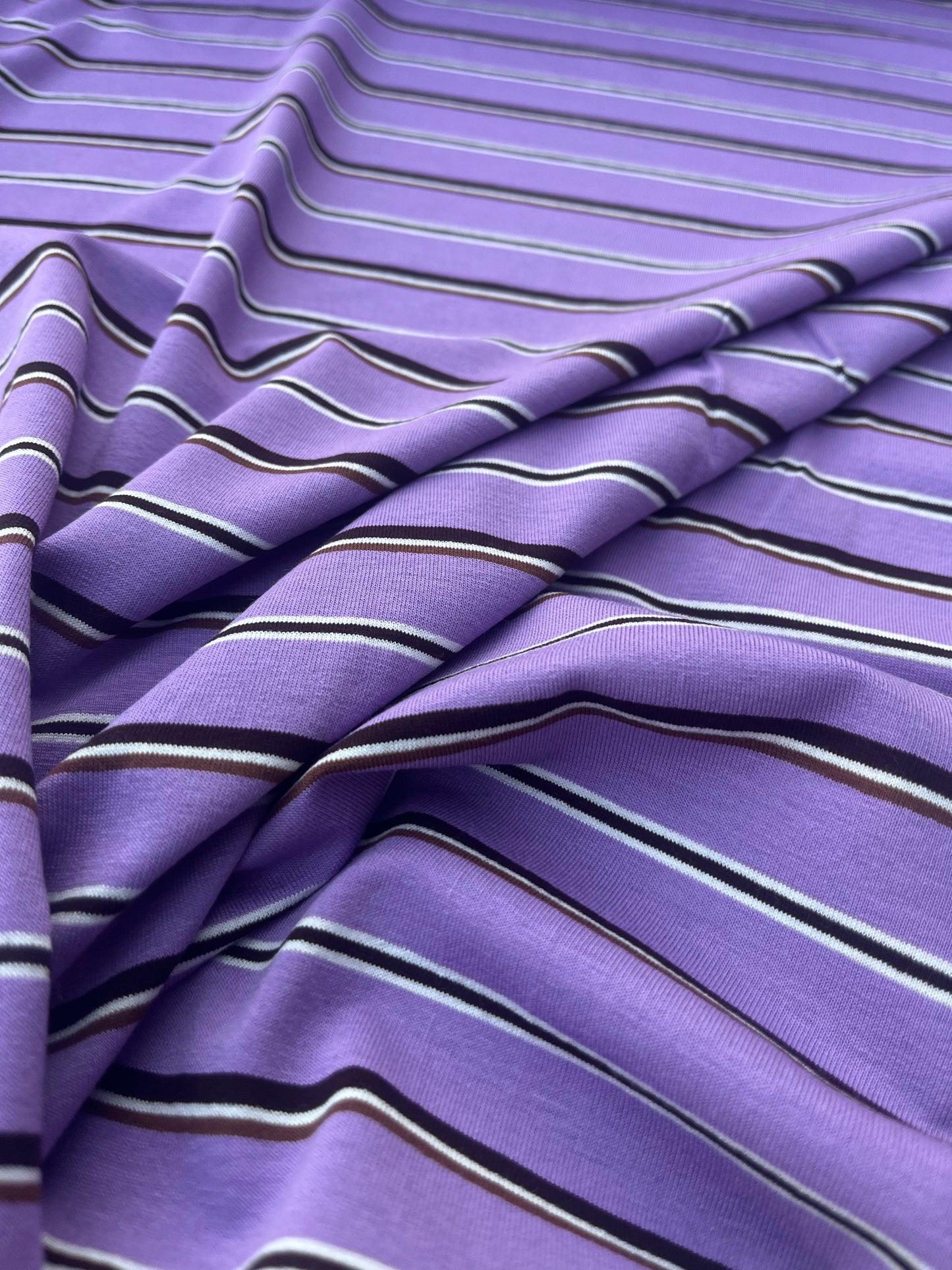 POLLY JANE 009 viscose jersey stripes