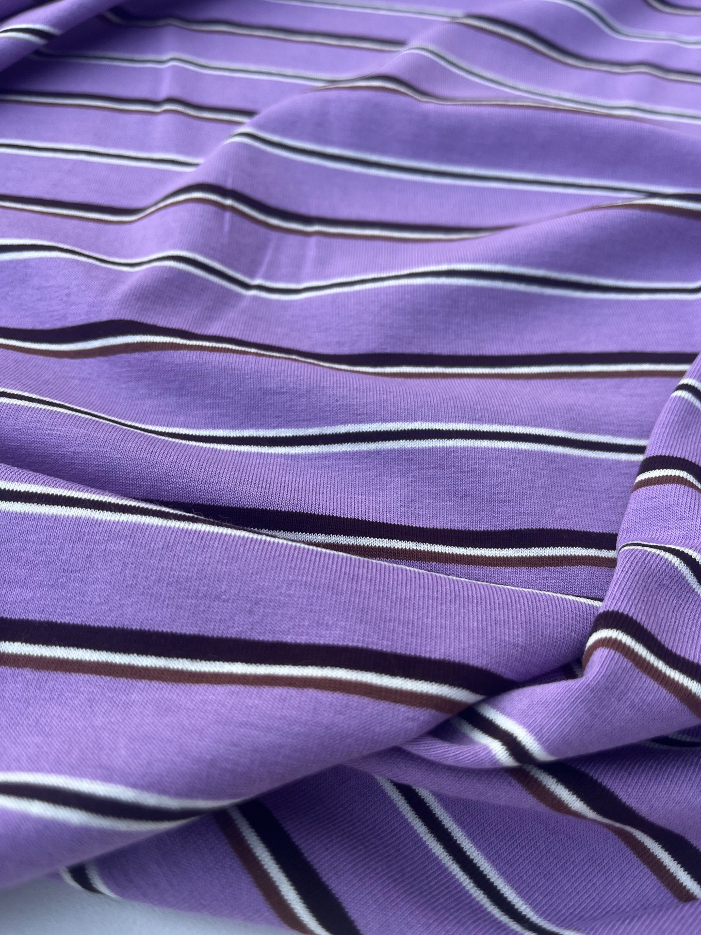 POLLY JANE 009 viscose jersey stripes