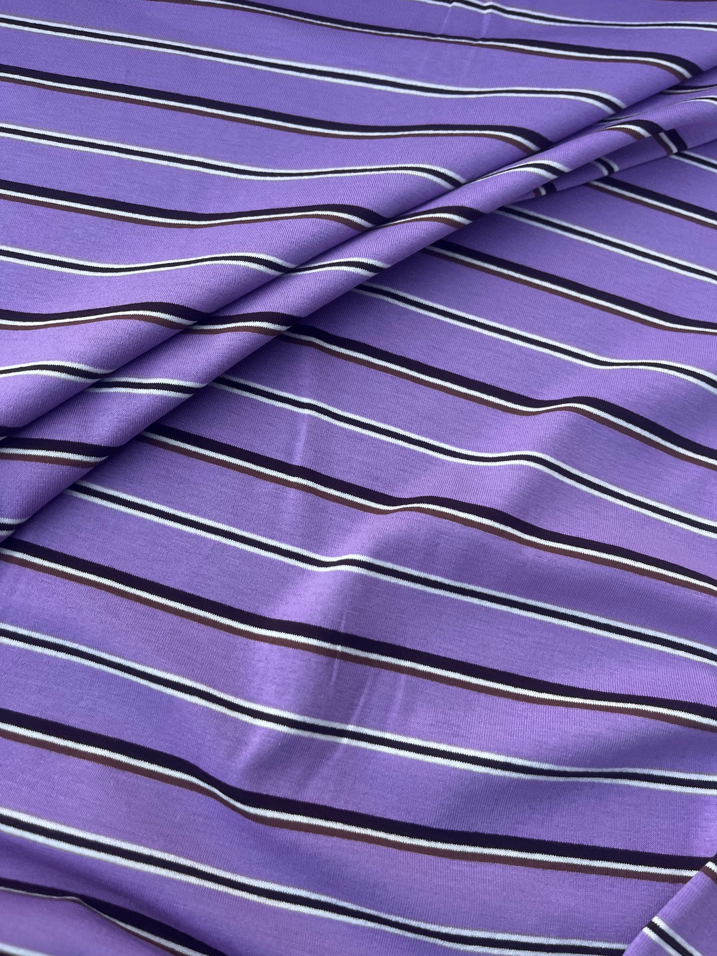 POLLY JANE 009 viscose jersey stripes