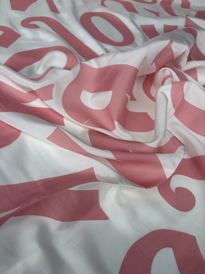 PC VINCE 008 viscose old pink letters