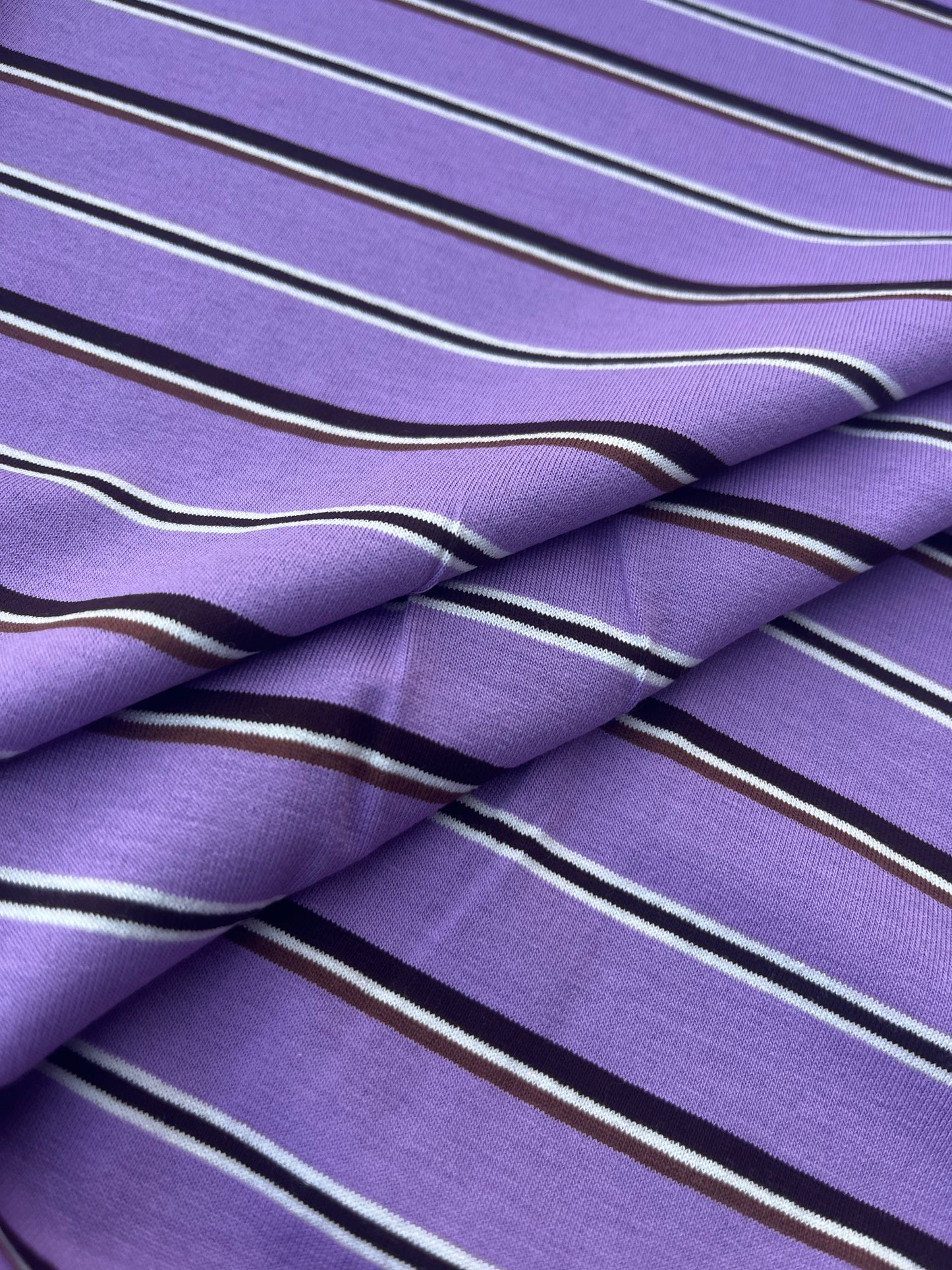 POLLY JANE 009 viscose jersey stripes