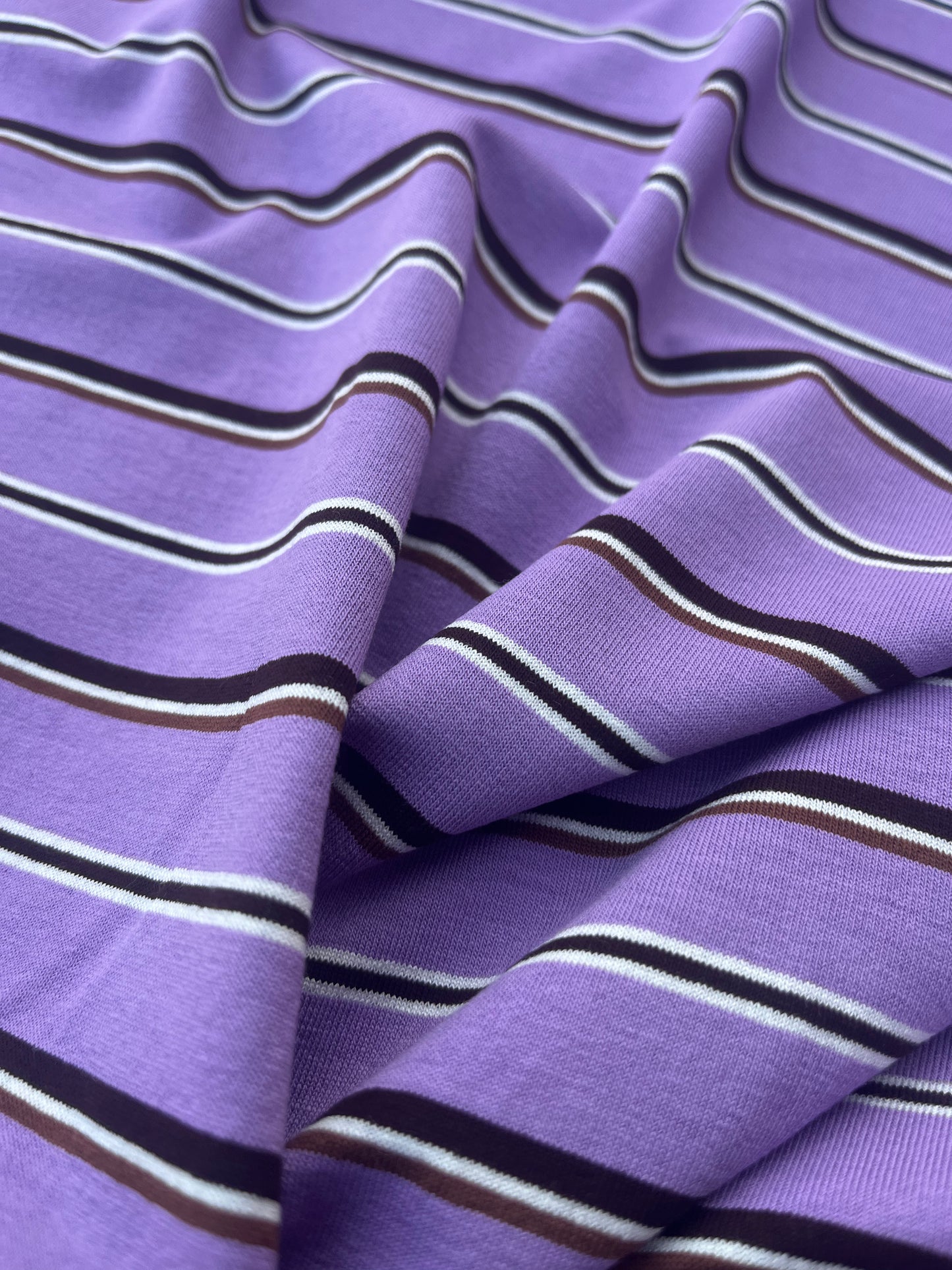 POLLY JANE 009 viscose jersey stripes