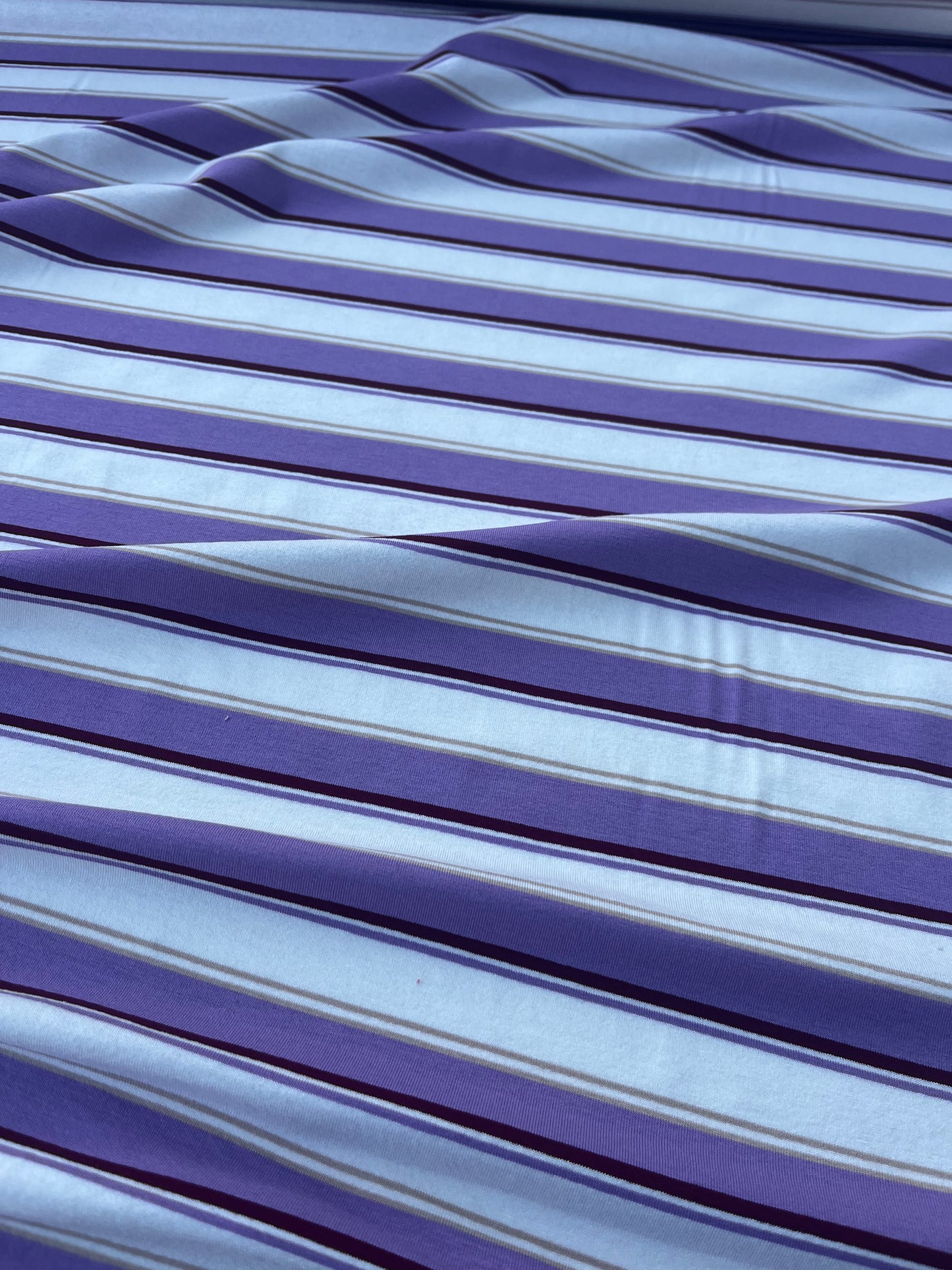 POLLY JANE 010 viscose jersey stripes