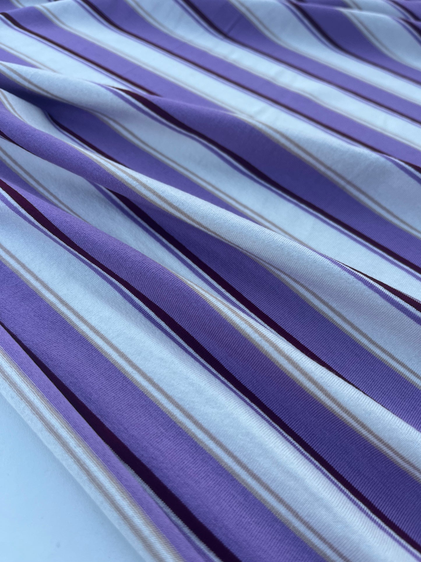 POLLY JANE 010 viscose jersey stripes