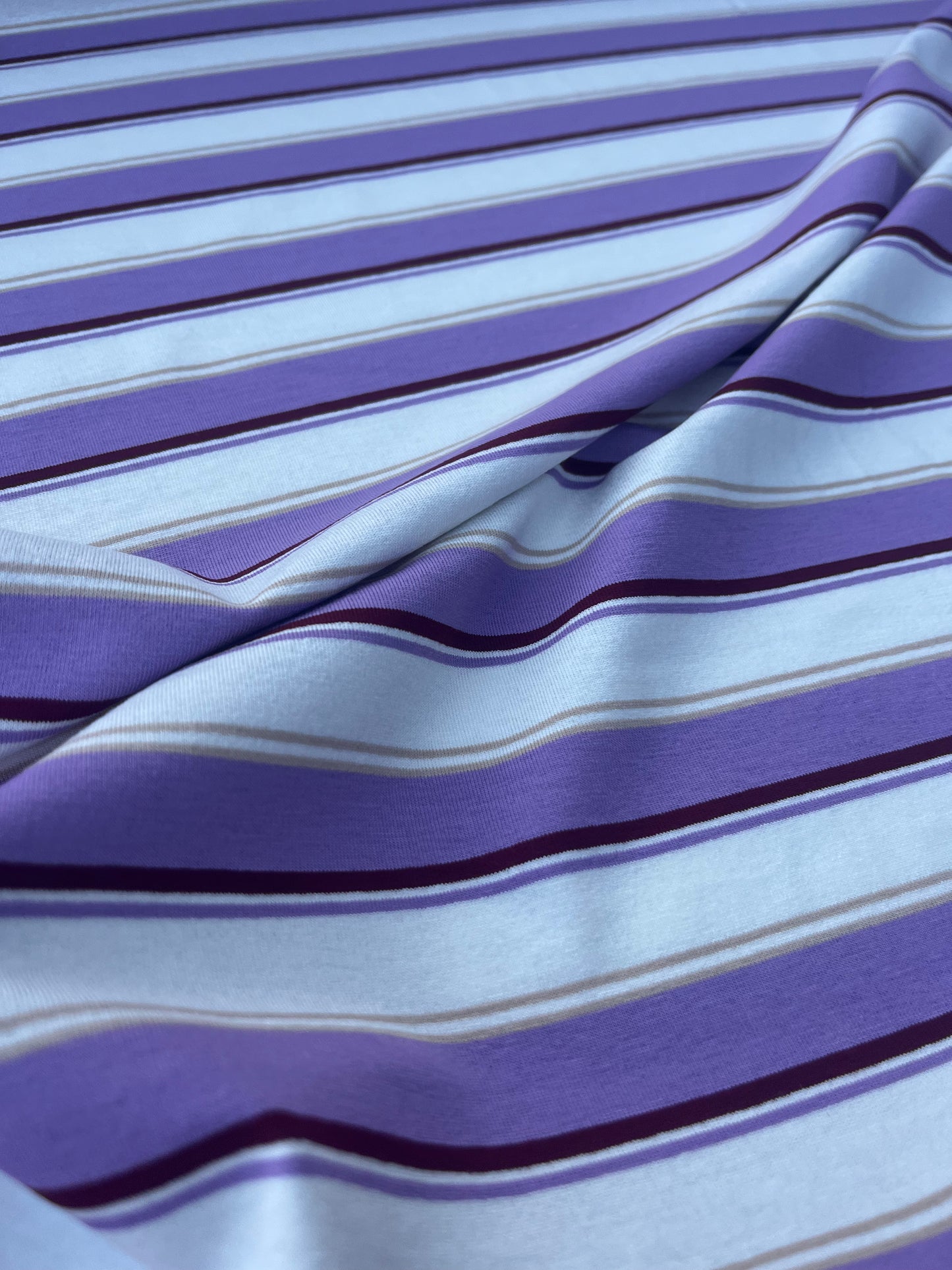 POLLY JANE 010 viscose jersey stripes