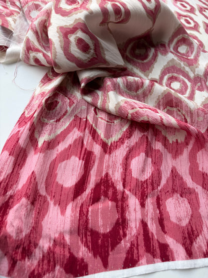 PC SMITHERS 004 pink double border viscose animalier print