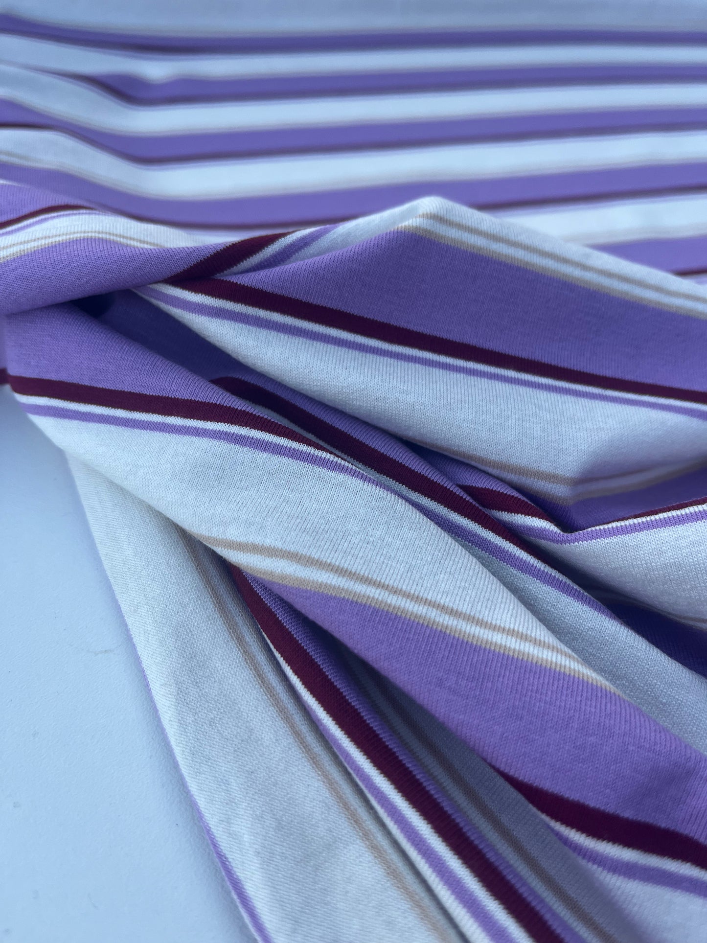 POLLY JANE 010 viscose jersey stripes