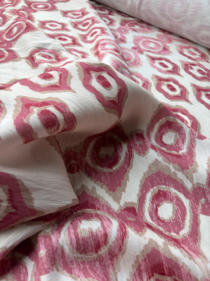 PC SMITHERS 004 pink double border viscose animalier print