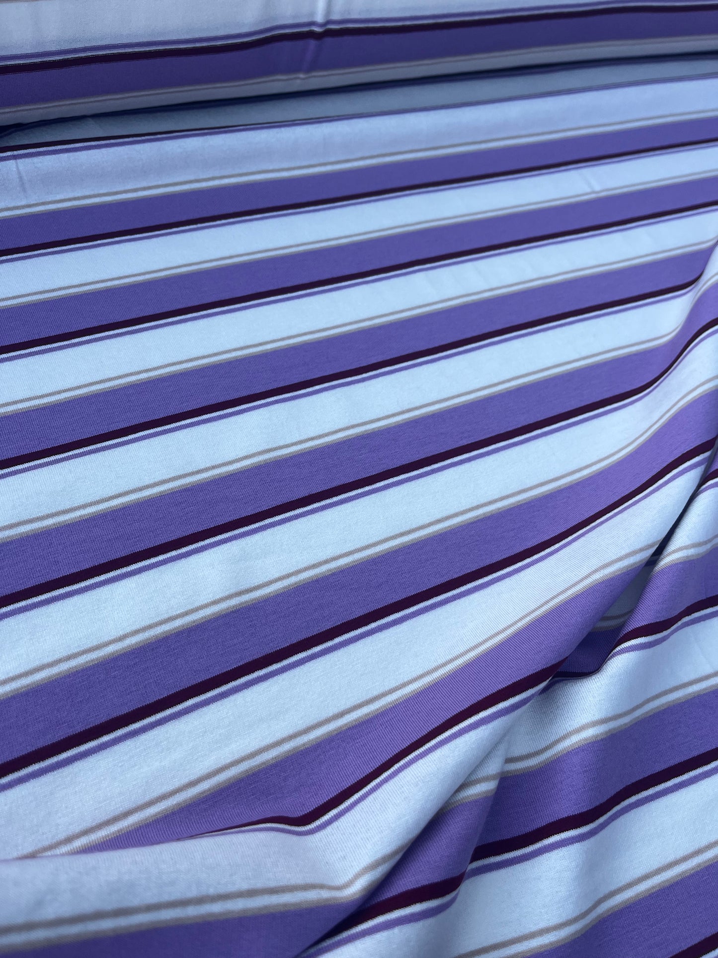 POLLY JANE 010 viscose jersey stripes