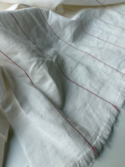 PC SMITHERS 005 red pinstripe midweight cotton