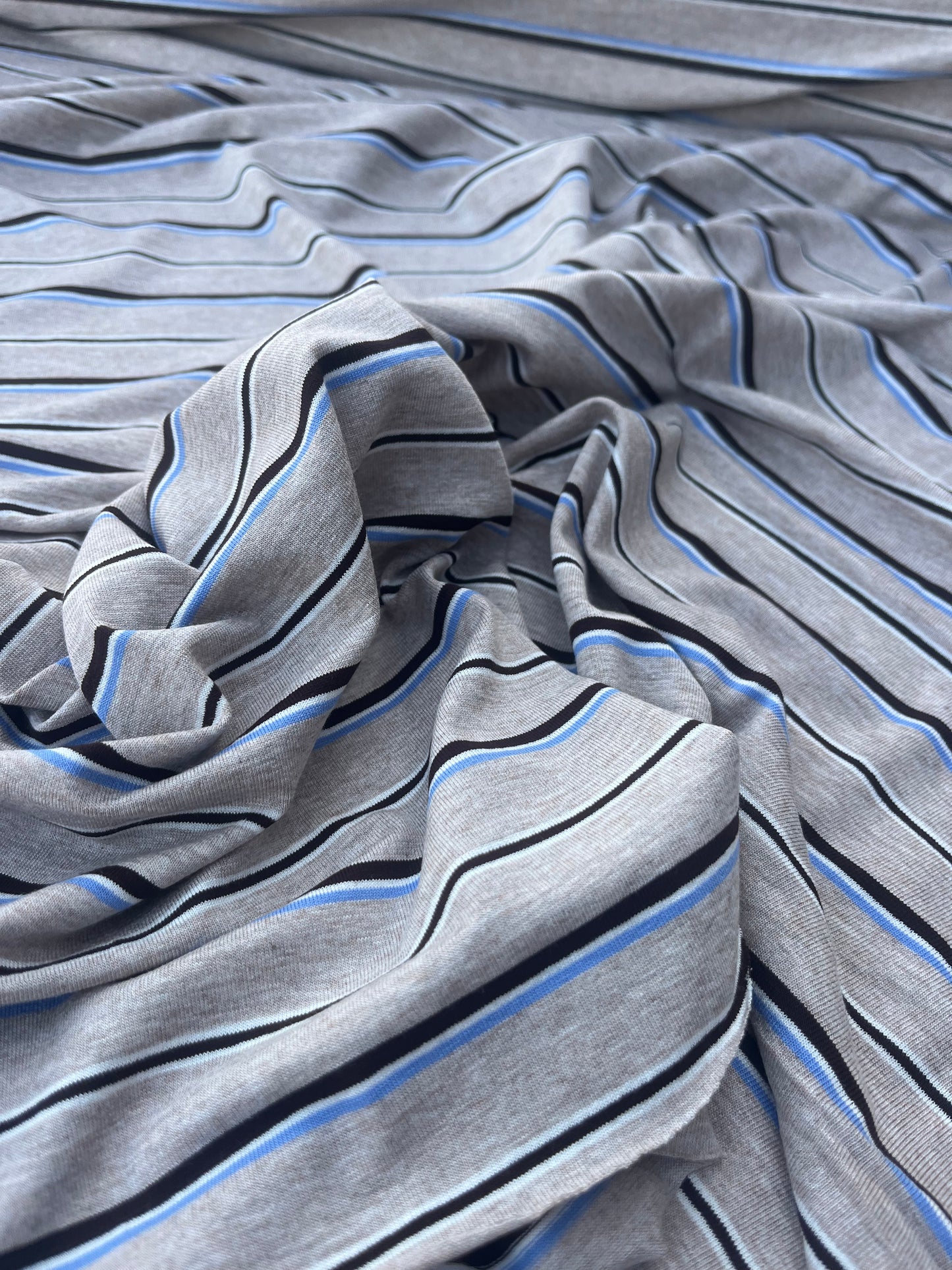 POLLY JANE 008 viscose jersey stripes