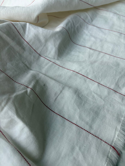 PC SMITHERS 005 red pinstripe midweight cotton