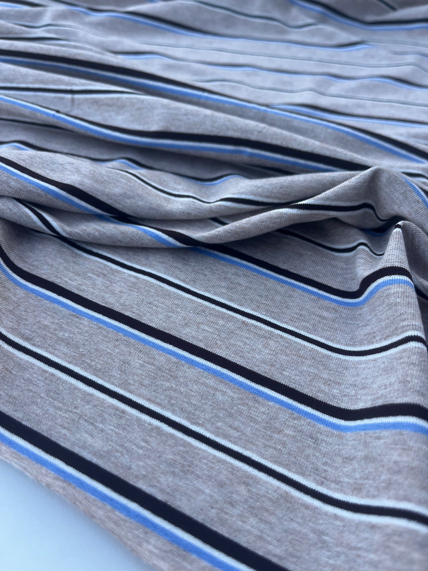 POLLY JANE 008 viscose jersey stripes