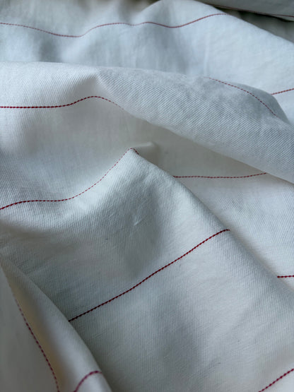 PC SMITHERS 005 red pinstripe midweight cotton