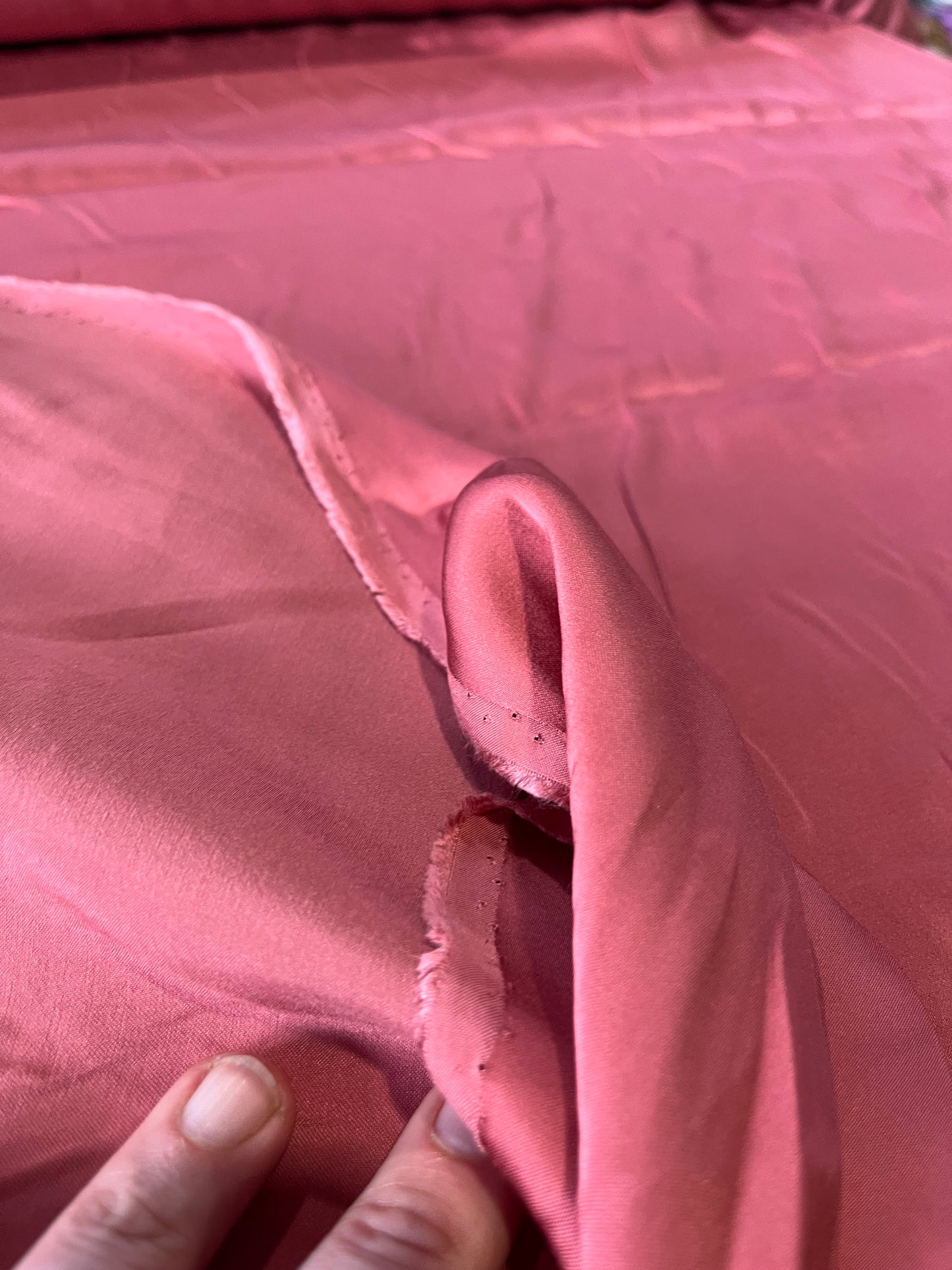 LC POM 066 viscose satin old pink