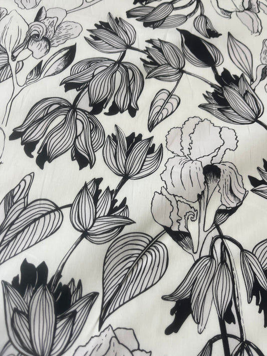 ROSALIA 061 poplin stretch flowers