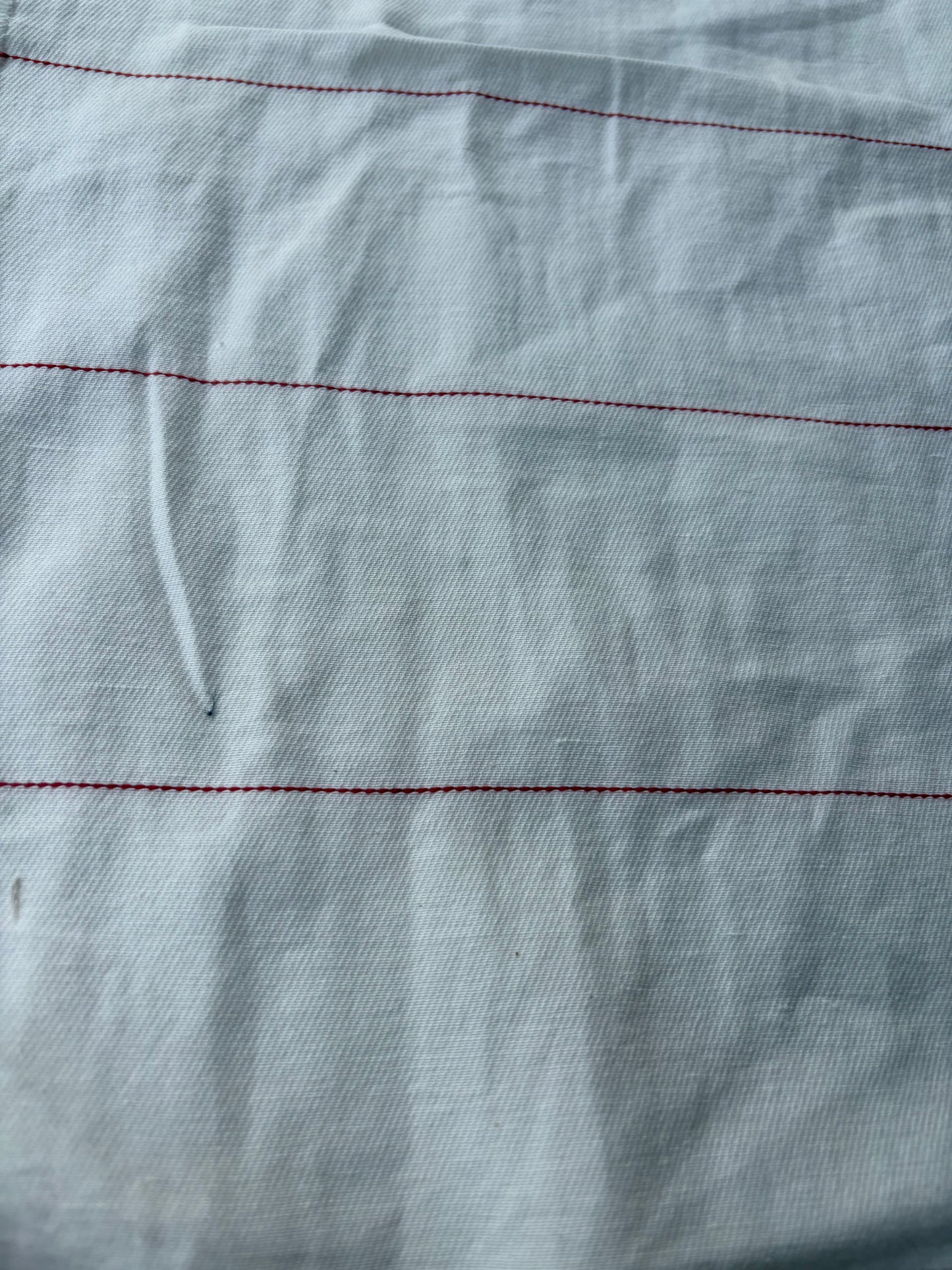 SMITHERS 005 red pinstripe midweight cotton