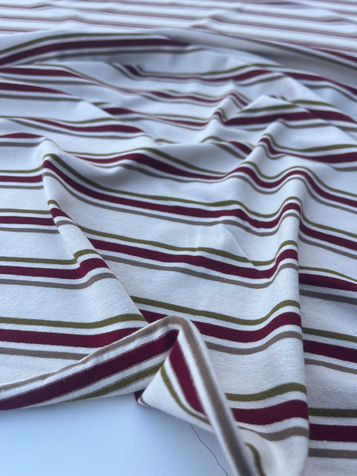 POLLY JANE 011 viscose jersey stripes