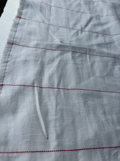 PC SMITHERS 005 red pinstripe midweight cotton